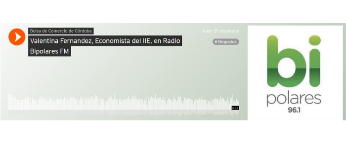 Valentina Fernandez, Economista del IIE, en Radio Bipolares FM